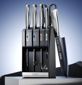 OOU飞鸟钛刀·银钛刀具六件套