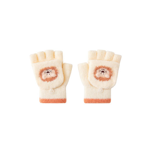 迷你巴拉儿童手套男女童宝宝弹力保暖柔软顺滑2025年秋冬新款 商品图4