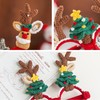 苏苏姐家鹿角森系圣诞镜手工diy编织钩针4股棉毛线团自制材料包 商品缩略图3