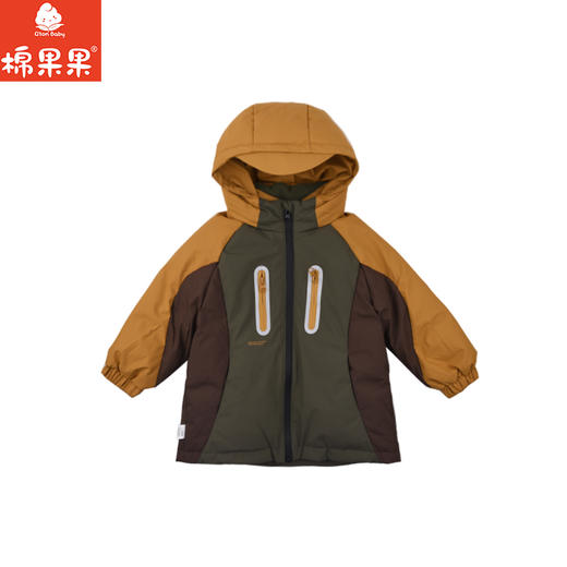 棉果果冬季新品男童涤丝纺羽绒保暖加厚滑雪服滑雪羽绒服M412102925623 商品图1