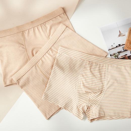 天然新疆彩棉 男士平角内裤（升级款）三条装 商品图6