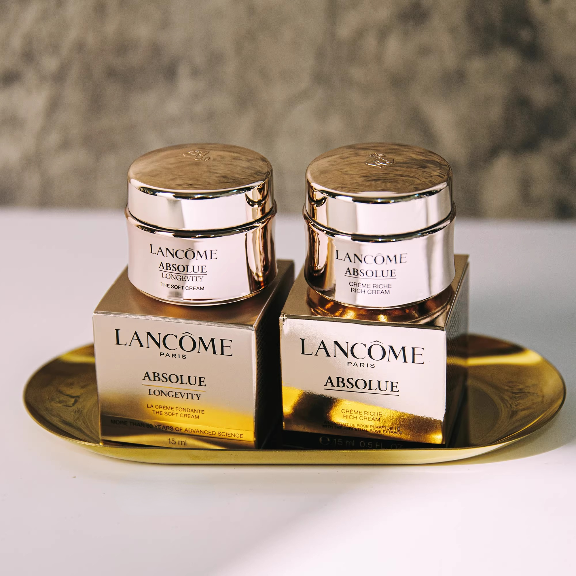 价值825 兰蔻菁纯清爽/滋润新款面霜中样15ml 国内专柜