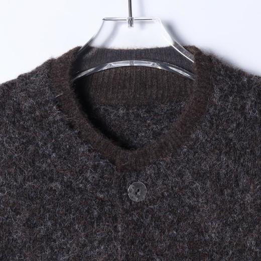 8809SDSA秋冬新款痞帅男装港风缝线纽扣开衫圆领毛衣百搭慵懒风针织衫 商品图2