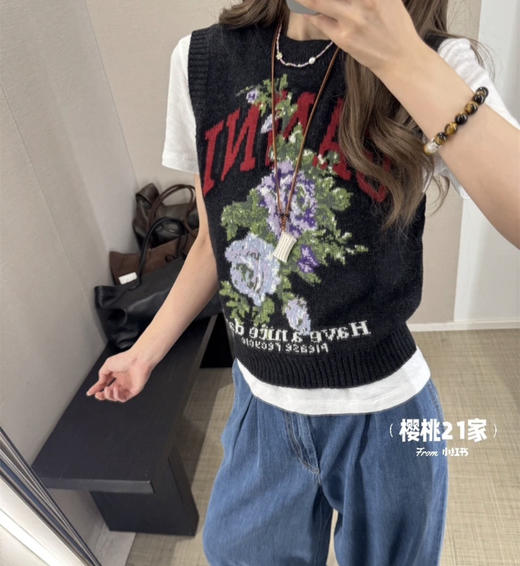 ganni原单针织马甲背心102703 商品图0