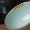 问鼎鼎峰柴窑天青观月杯（雪松卧虎） 商品缩略图4