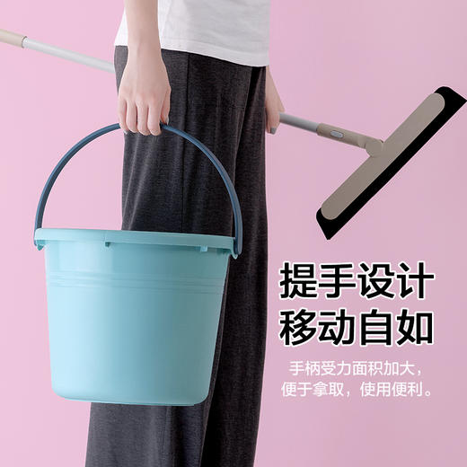 【茶花】轻漾脸盆加厚洗脸盆大容量学生家用宿舍洗衣盆洗衣桶 商品图3