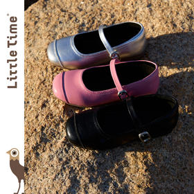 littletime女童皮鞋2025秋冬新款儿童洋气公主鞋女宝宝软底单鞋