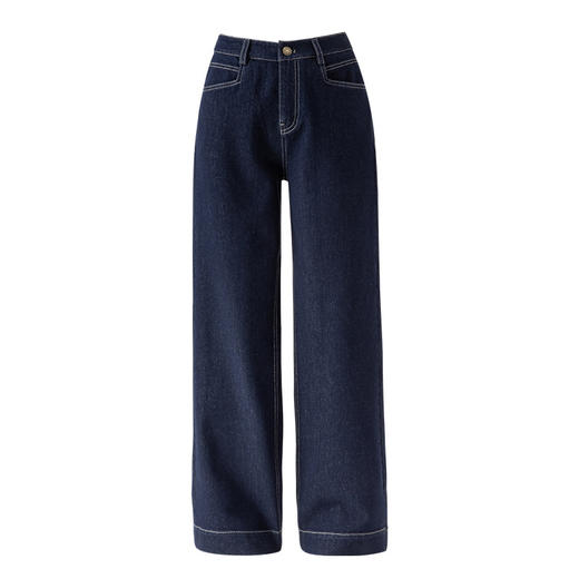 百媚生 羽绒裤女外穿可拆卸高腰显瘦加厚白鸭绒保暖棉裤  85CF314 商品图4