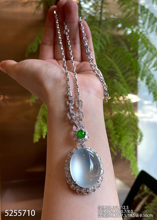 玻璃种蛋面吊坠【5255710】具体价格微信咨询 商品图5
