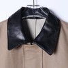 2176SDSA男士秋冬新款痞帅男装极简风拼皮拉链夹克外套百搭港风时尚 商品缩略图1