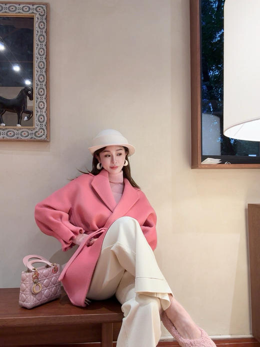 PIANAI冷小姐# 【不退不换】白色羊毛小盆帽 商品图1