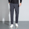 罗蒙秋冬微弹休闲裤男士宽松版型不勒肚可穿腰带修饰腿型显腿长长裤子 商品缩略图1