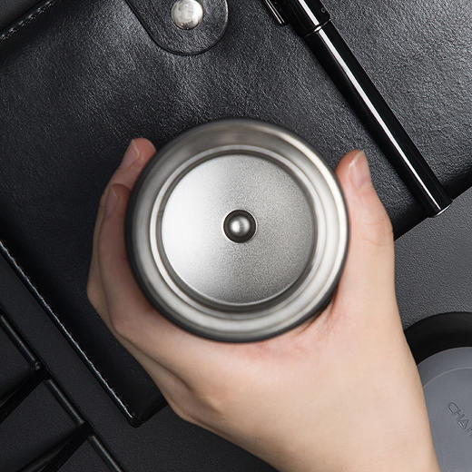 【茶花】齐乐不锈钢保温杯随行杯450ml 商品图2