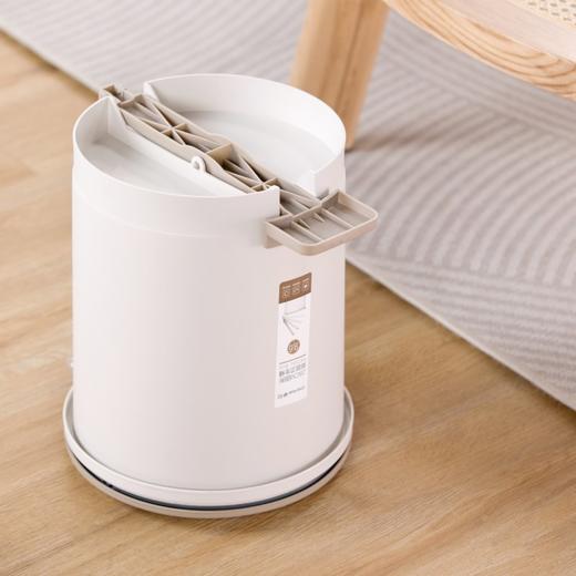 【茶花】简约脚踏垃圾桶踩脚弹盖免手开 商品图7