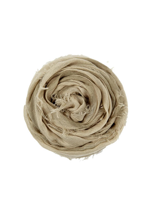 Cortana 25PF 米褐渐变FEDRA丝羊绒围巾 商品图5