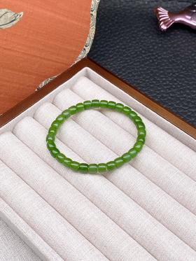 碧玉直切手串6*6mm