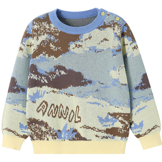 【实体店同款】男童圆领针织上衣冬季新款安奈儿童装XB544024 商品图5