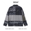 SDSA男士秋冬新款痞帅男装极简风拼色半高领长袖T恤休闲百搭上衣 商品缩略图5