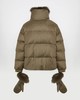 Yves Salomon - DOWN JACKET MADE WITH LORO PIANA FLANNEL/FOX - EARTH - 女装 - 羽绒服 - 咖褐色 商品缩略图1