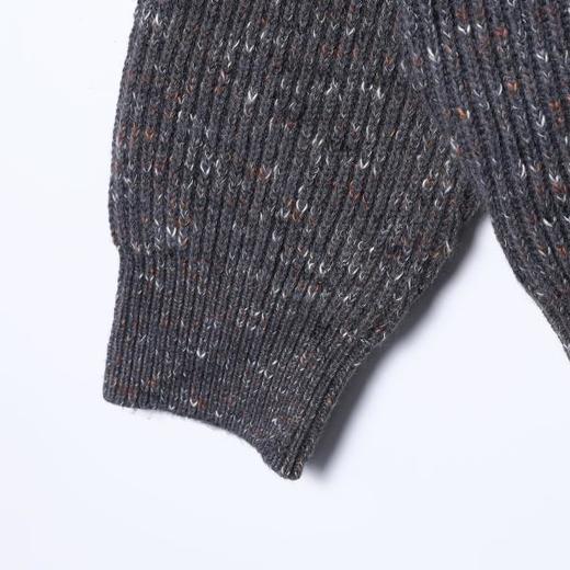 257108SDSA男士秋冬新款痞帅男装潮牌撞色立领拉链针织衫百搭开衫毛衣 商品图4