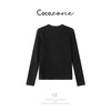 COCO ZONE 刘 一一“马拉拉”圆领罗纹长袖T恤 CD2A2722 商品缩略图0