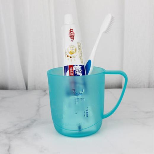 【茶花】漱口杯（3个装）颜色随机家用刷牙杯洗漱杯牙杯杯子塑料防 商品图2