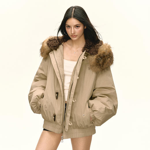 Ariseism 美式复古棉服冬季新款加厚保暖外套 商品图0