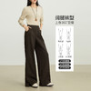 【10/29新品】熙世界【过冬暖绒裤】绵羊毛窄版直筒裤女秋冬休闲加绒加厚阔腿裤 商品缩略图2