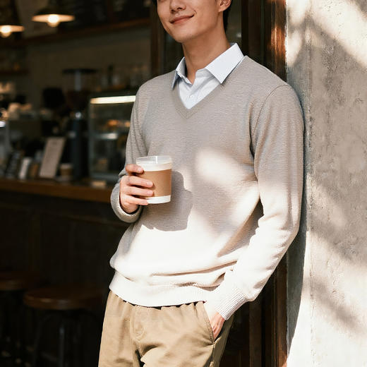 狂野橘子羊毛衫 | 圆领、V领、半高领、开衫 男女款 亲肤舒适 透气细腻 暖和不臃肿 商品图9