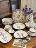 摩登主妇复古手绘花卉薰衣草陶瓷餐具套装北欧风意式沙拉碗盘 商品缩略图0
