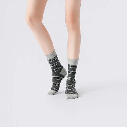 秋冬新品条纹压力款瑜伽袜女束缚压力防脱落舞蹈普拉提地板袜 商品图3
