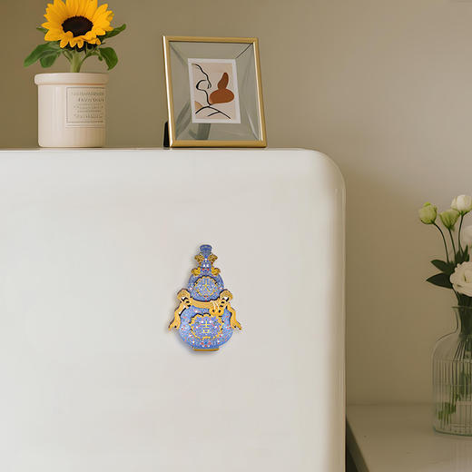 大英博物馆 东方梦境系列 福禄双全 葫芦木质抽拉冰箱贴 商品图2