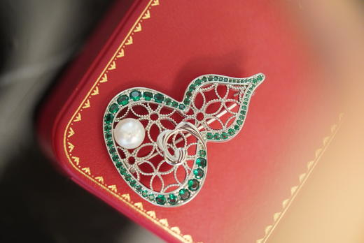 天然珍珠胸花 商品图0