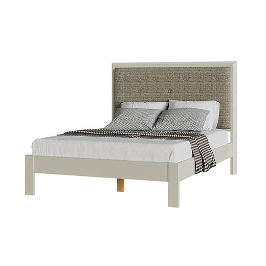 喜梦宝墨骐高定实木软靠床新古典骑士风青少年贵族卧室家具双人床 商品图5