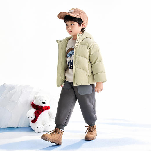 【实体店同款】男童短款羽绒服冬季新款安奈儿童装XB545080 商品图3