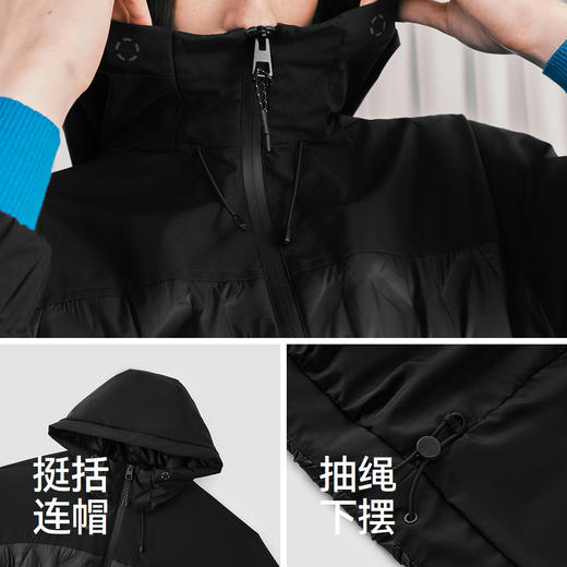 商场同款|森马羽绒服女冬季拼接三防90绒子轻薄宽松2025新款上衣 商品图3