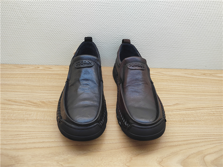 豪行秋冬新款12359265真皮牛皮商务休闲男鞋单鞋皮鞋