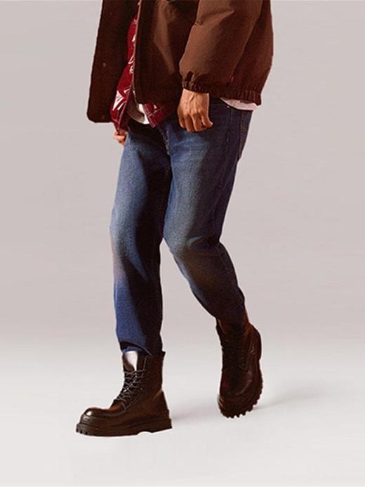 李维斯冬季加绒加厚匠心丹宁25年男士551牛仔裤 商品图0