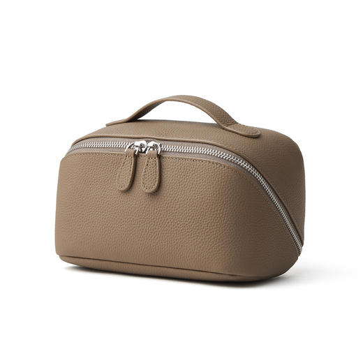 真皮收纳包精致多功能真皮旅行化妆包，女式牛皮小巧便携洗漱包QSL-3189 商品图4