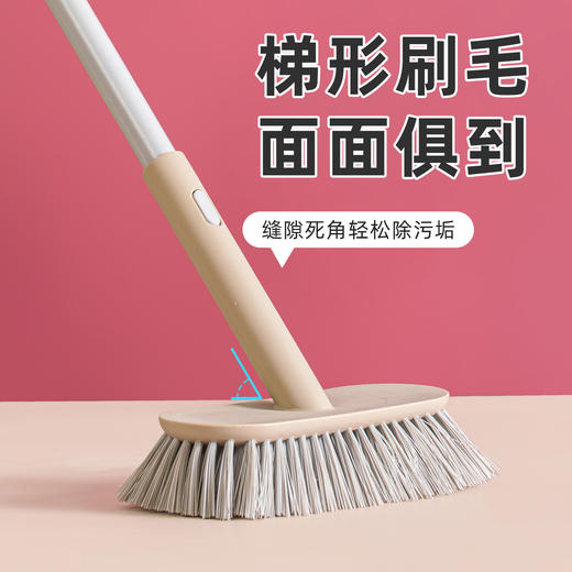 【茶花】长柄地刷卫生间地刷头发 商品图2