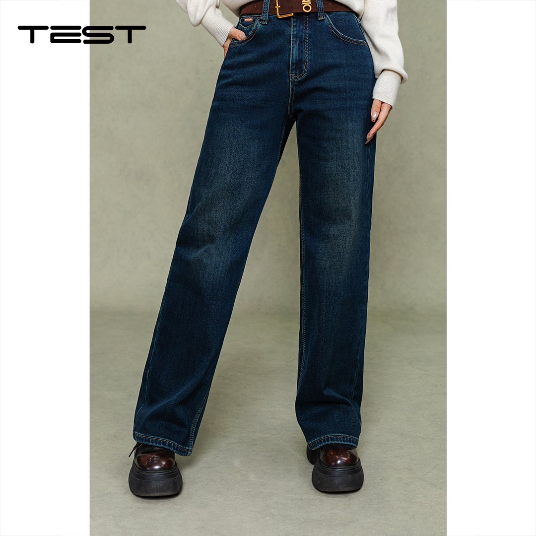 冬上新复古风宽松垂感显瘦百搭阔腿裤3254045