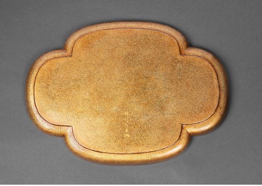 独角鹿西洋古董 19世纪末日本明治时期梶川政春签名出品雄鸡飞鸟主题金漆梨地莳绘赏盘 商品图5