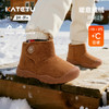卡特兔童鞋户外儿童运动鞋2025冬季高帮防滑加绒保暖雪地靴棉靴 商品缩略图0