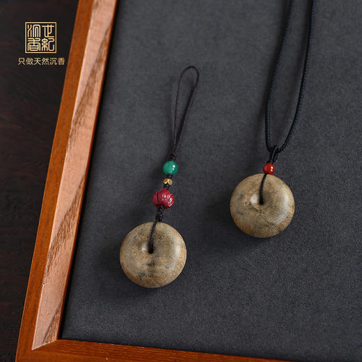 天然菩萨奇沉香平安扣   SP11654 商品图0