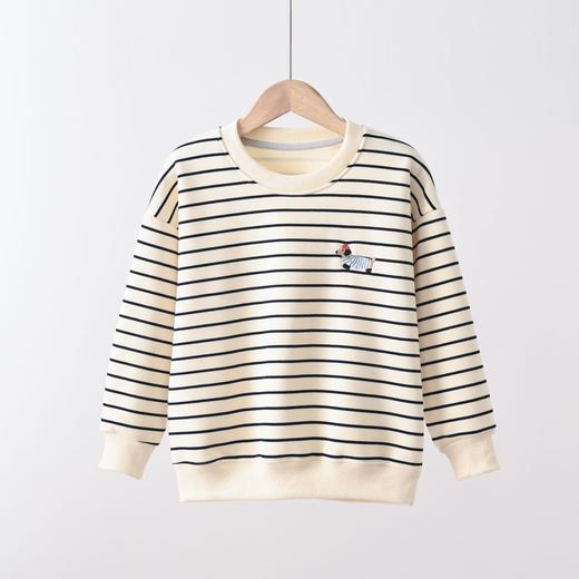 （1-7天发货）【拉慕儿秋冬新品】萌趣条纹刺绣卫衣 商品图2