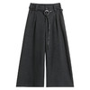 毛呢阔腿裤垂坠感高腰，A字显瘦八分裤洋气通勤时尚靴裤MYX-OZY-25222-L 商品缩略图4