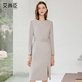 艾尚臣气质连衣裙女2025新款正式场合端庄西装裙轻奢高级感工作服