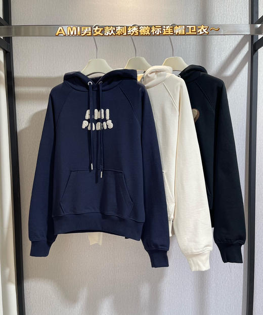 原单正品ami卫衣帽衫102702 商品图3