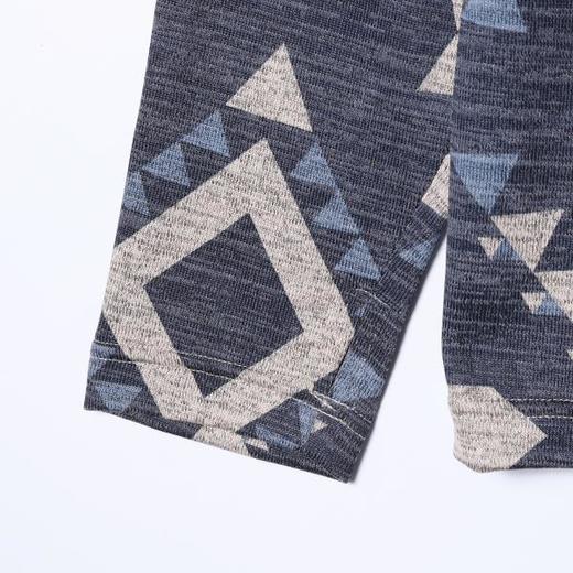 T4927SDSA男士秋冬新款痞帅男装潮牌撞色菱形半高领长袖T恤百搭时尚 商品图4