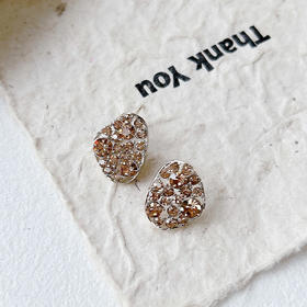 通勤简约镂空钻石银针耳环-纪念日百货门店同款167294750